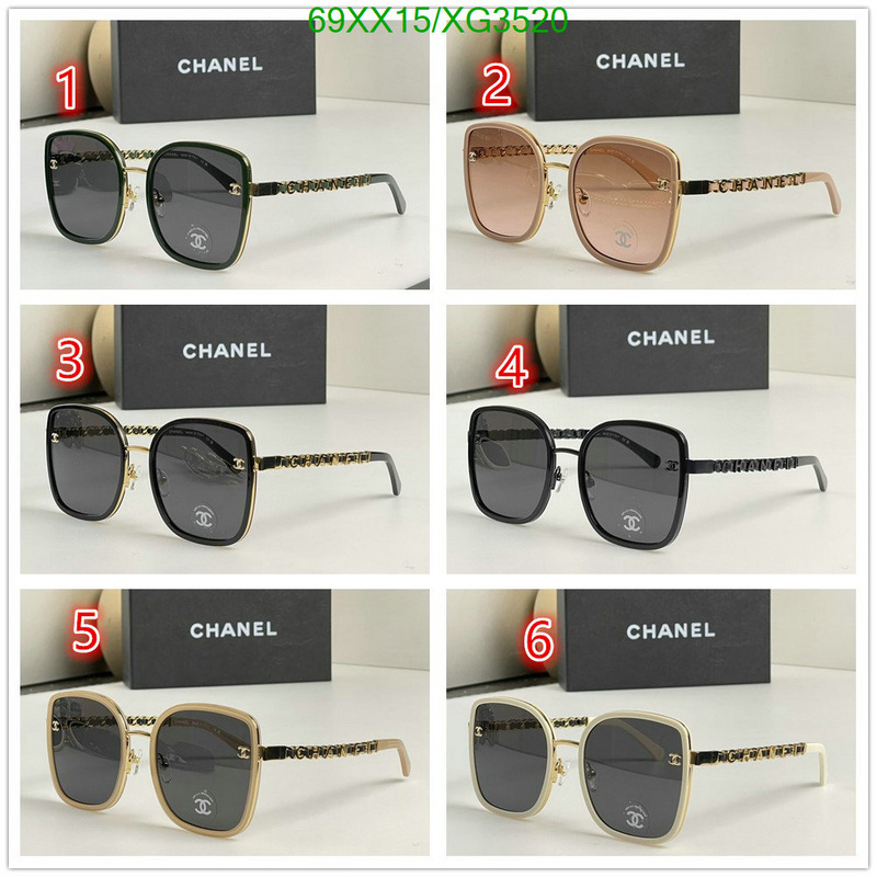 Glasses-Chanel, Code: XG3520,$: 69USD