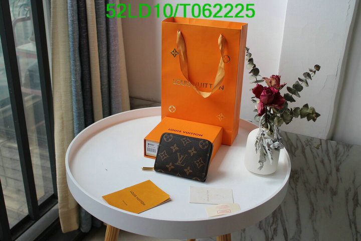 LV Bags-(Mirror)-Wallet-,Code: T062225,$: 52USD