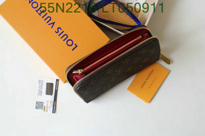 LV Bags-(Mirror)-Wallet-,Code:LT050911,$: 55USD