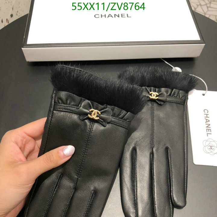 Gloves-Chanel, Code: ZV8764,$: 55USD