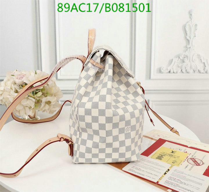 LV Bags-(4A)-Backpack-,Code: LB081501,