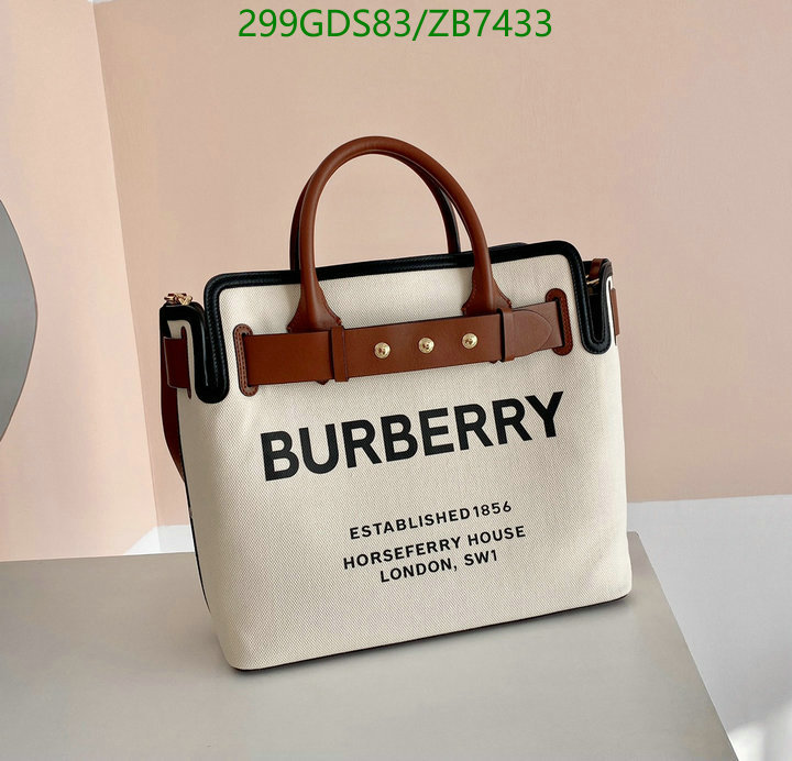 Burberry Bag-(Mirror)-Handbag-,Code: ZB7433,$: 299USD