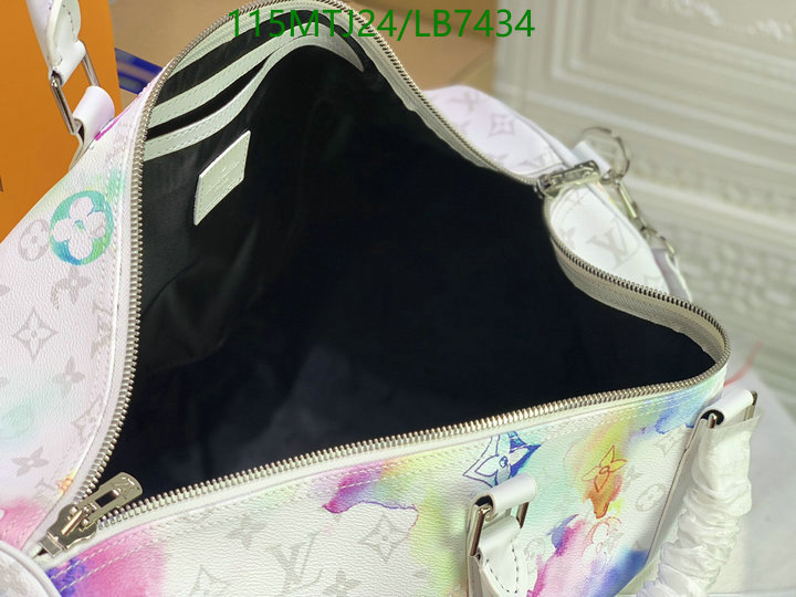 LV Bags-(4A)-Keepall BandouliRe 45-50-,Code: LB7434,$: 115USD