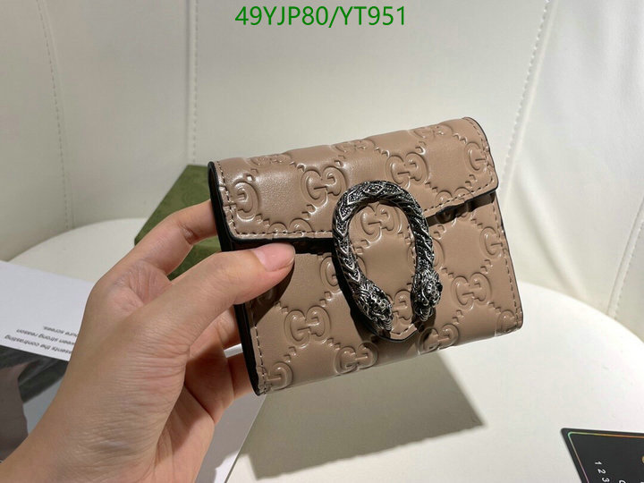 Gucci Bag-(4A)-Wallet-,Code: YT951,$: 49USD