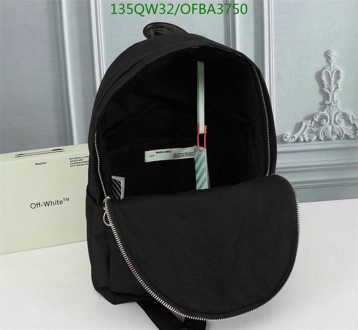 Off-White Bag-(Mirror)-Backpack-,Code: OFBA3750,$: 135USD