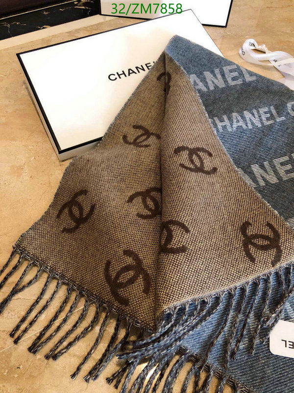 Scarf-Chanel, Code: ZM7858,$: 32USD