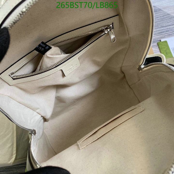 Gucci Bag-(Mirror)-Backpack-,Code: LB865,$: 265USD