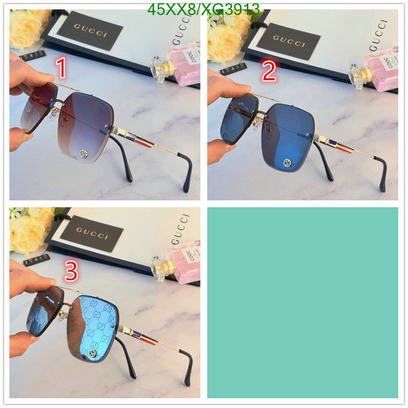 Glasses-Gucci, Code: XG3913,$: 45USD