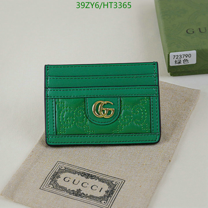 Gucci Bag-(4A)-Wallet-,Code: HT3365,$: 39USD