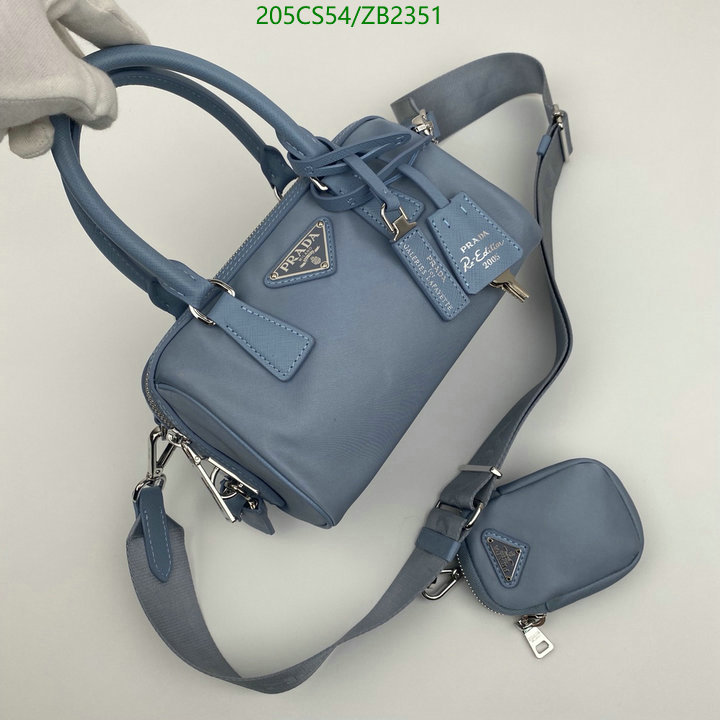 Prada Bag-(Mirror)-Diagonal-,Code: ZB2351,$: 205USD