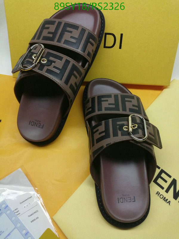 Men shoes-Fendi, Code: RS2326,$: 89USD