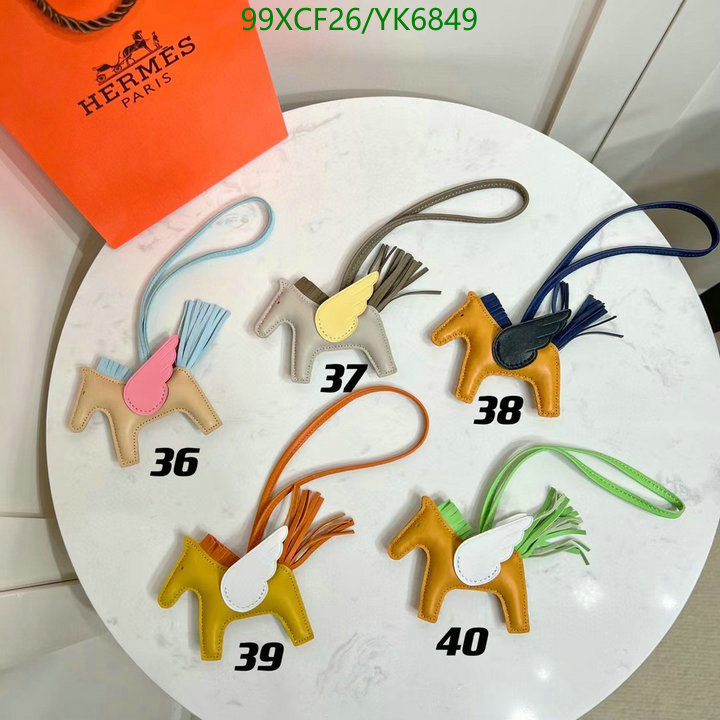 Key pendant-Mirror Quality-Hermes,Code: YK6849,$: 99USD