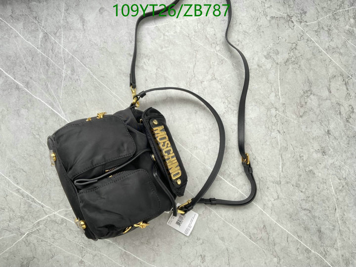 Moschino Bag-(Mirror)-Handbag-,Code: ZB787,$: 109USD