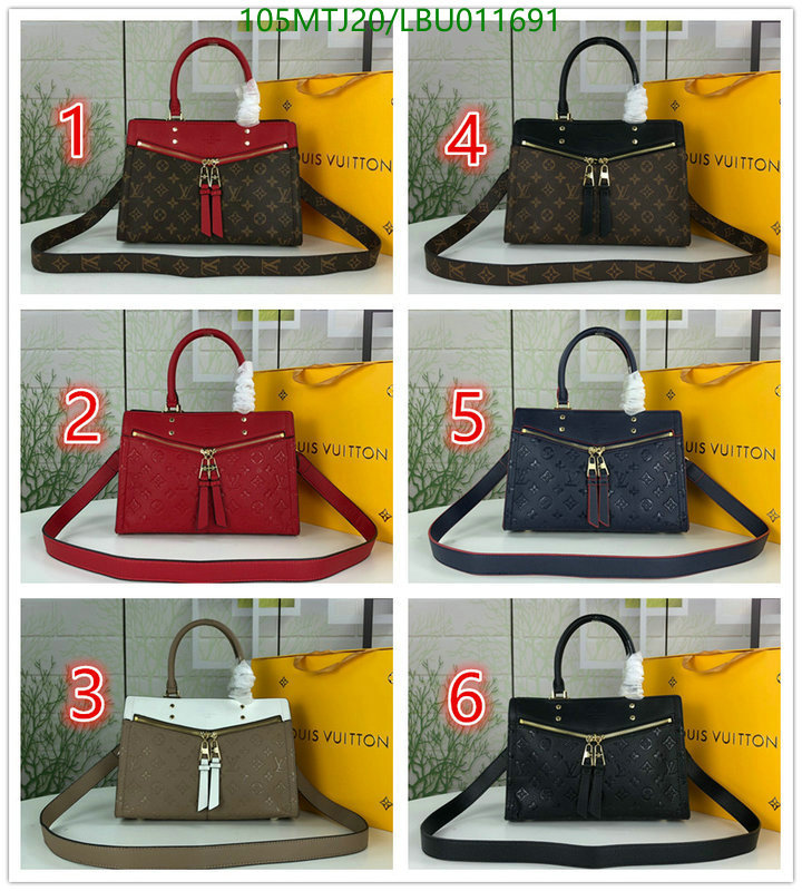 LV Bags-(4A)-Handbag Collection-,Code: LBU011691,$: 105USD