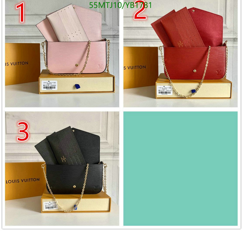 LV Bags-(4A)-New Wave Multi-Pochette-,Code: YB1781,$: 55USD