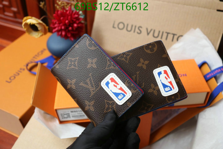 LV Bags-(Mirror)-Wallet-,Code: ZT6612,$: 69USD