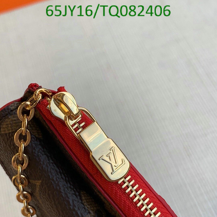 LV Bags-(Mirror)-Wallet-,Code: TQ082406,$: 65USD