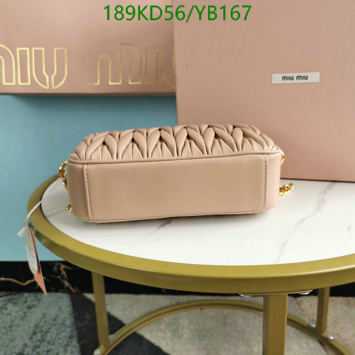 Miu Miu Bag-(Mirror)-Diagonal-,Code: YB167,$: 189USD