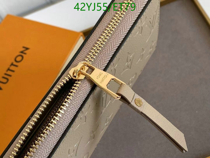 LV Bags-(4A)-Wallet-,Code: ET79,$: 42USD