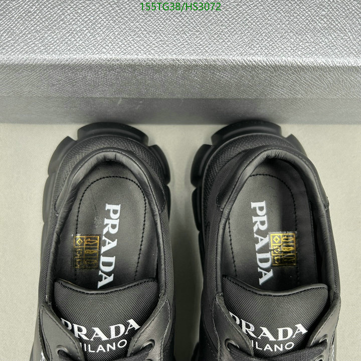 Men shoes-Prada, Code: HS3072,$: 155USD