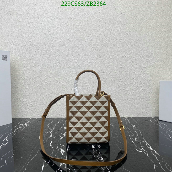 Prada Bag-(Mirror)-Diagonal-,Code: ZB2364,$: 229USD