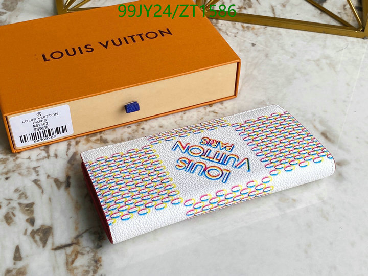 LV Bags-(Mirror)-Wallet-,Code: ZT1586,$: 99USD