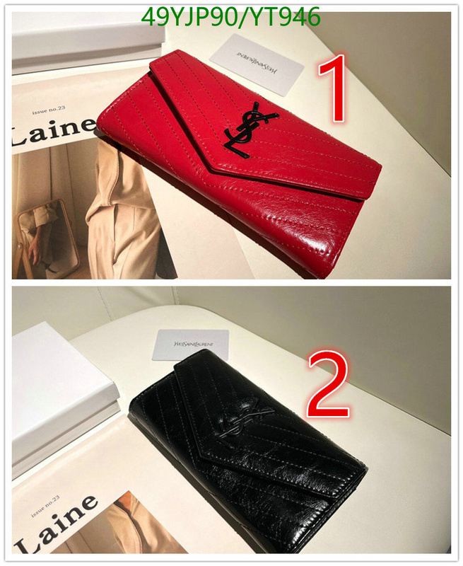 YSL Bag-(4A)-Wallet-,Code: YT946,$: 49USD