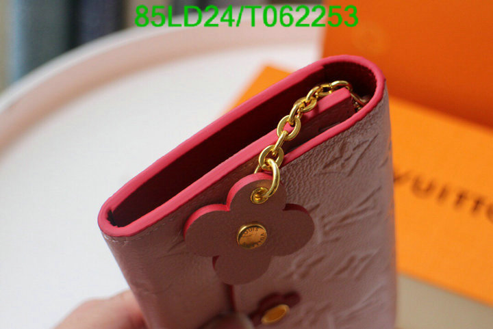 LV Bags-(Mirror)-Wallet-,Code: T062253,$: 85USD