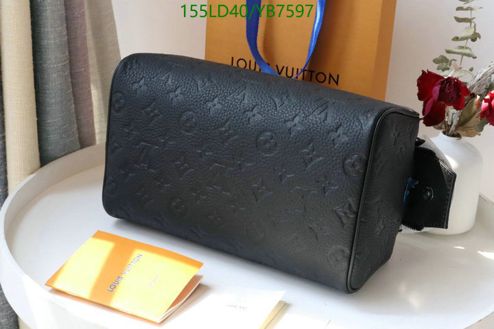 LV Bags-(Mirror)-Vanity Bag-,Code: YB7597,$: 155USD
