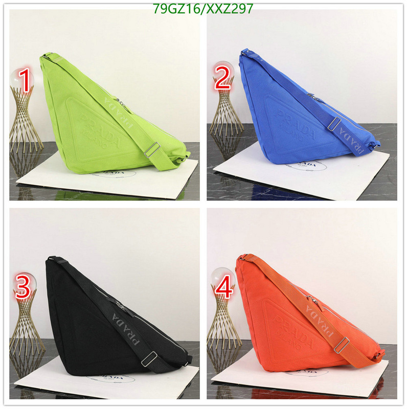 Prada Bag-(4A)-Triangle-,Code: XXZ297,