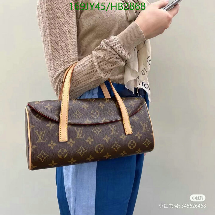 LV Bags-(Mirror)-Handbag-,Code: HB2868,$: 169USD