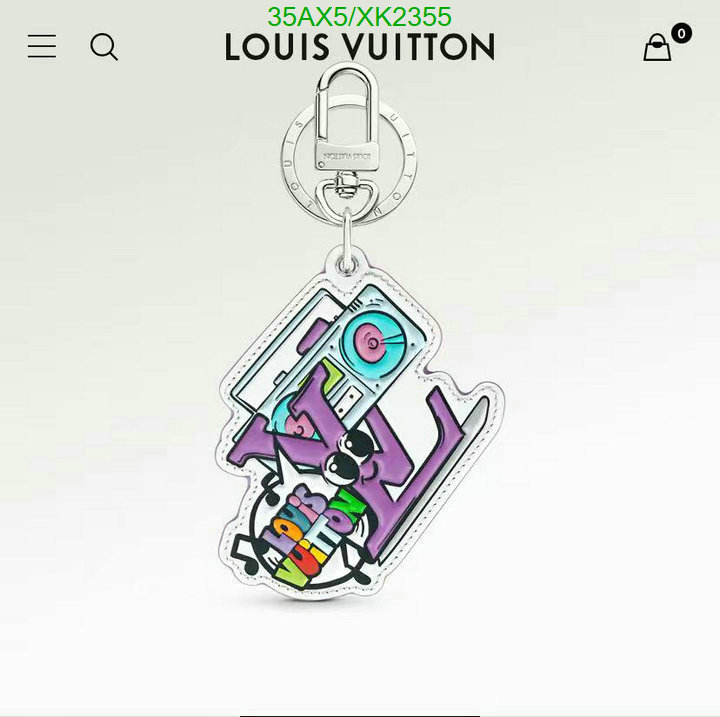 Key pendant-LV, Code: XK2355,$: 35USD