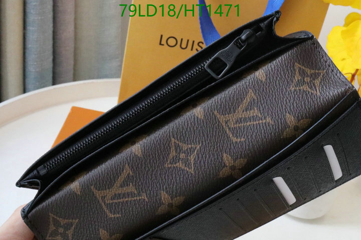 LV Bags-(Mirror)-Wallet-,Code: HT1471,$: 79USD