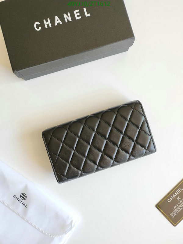 Chanel Bags ( 4A )-Wallet-,Code: ZT1612,$: 49USD