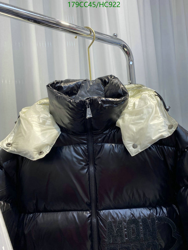 Down jacket Men-Moncler, Code: HC922,$: 179USD