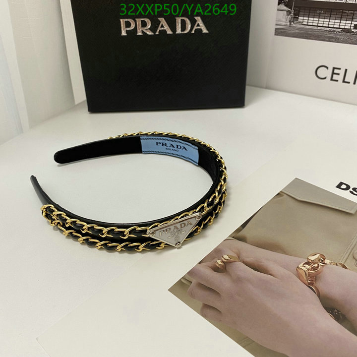 Headband-Prada, Code: YA2649,$: 32USD