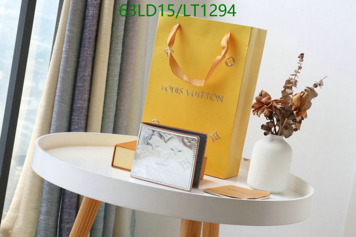 LV Bags-(Mirror)-Wallet-,Code: LT1294,$: 63USD