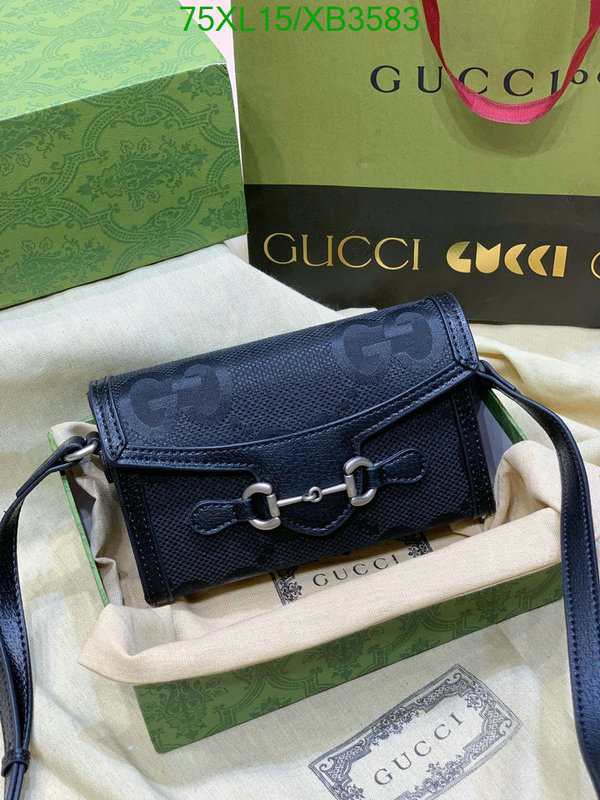 Gucci Bag-(4A)-Horsebit-,Code: XB3583,$: 75USD