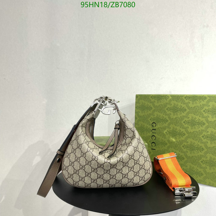 Gucci Bag-(4A)-Diagonal-,Code: ZB7080,$: 95USD