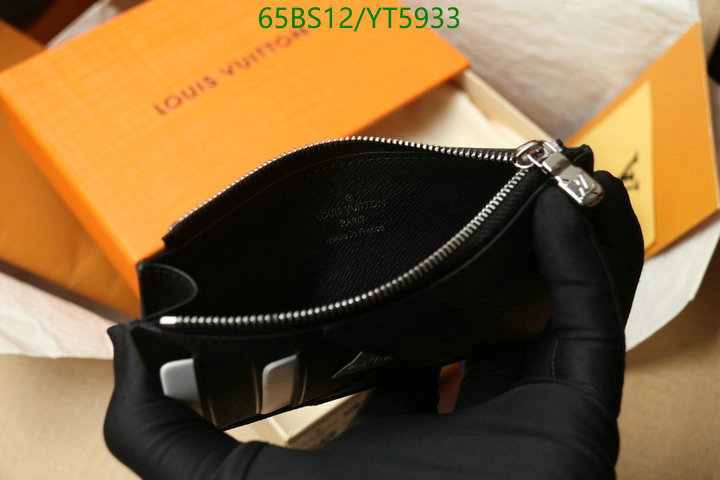 LV Bags-(Mirror)-Wallet-,Code: YT5933,$: 65USD