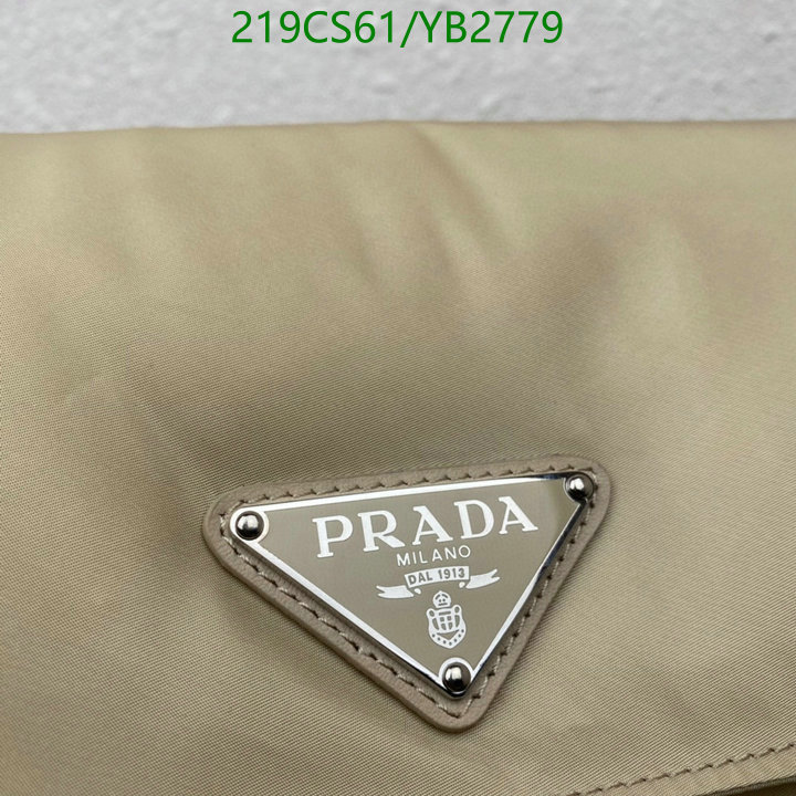 Prada Bag-(Mirror)-Diagonal-,Code: YB2779,$: 219USD