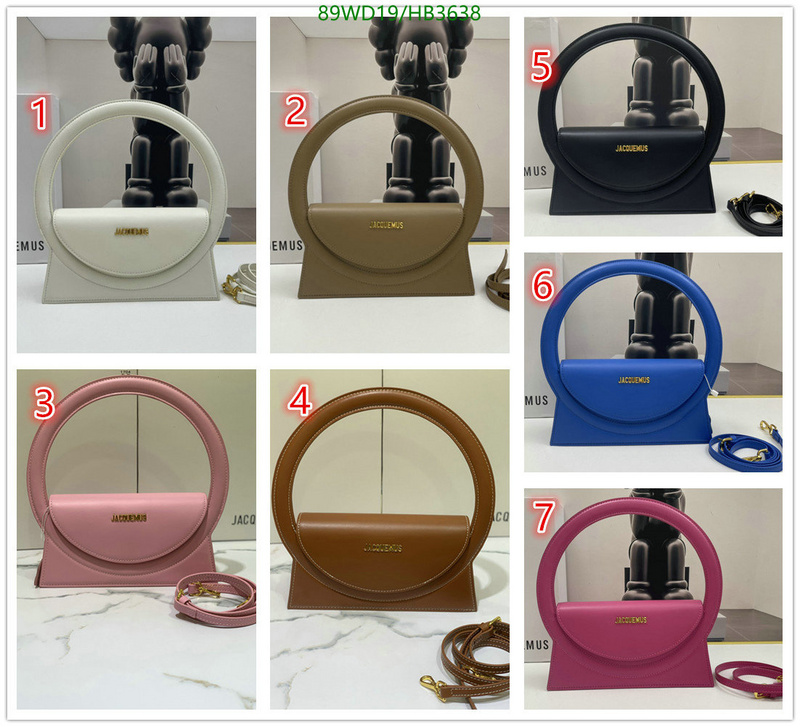 Jacquemus Bag-(4A)-Handbag-,Code: HB3638,$: 89USD