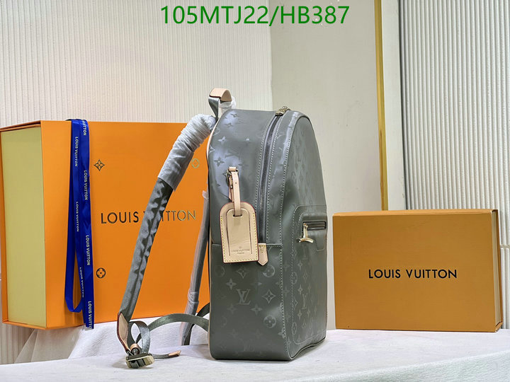 LV Bags-(4A)-Backpack-,Code: HB387,$: 105USD