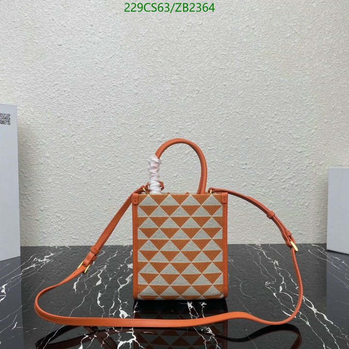 Prada Bag-(Mirror)-Diagonal-,Code: ZB2364,$: 229USD
