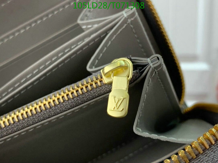 LV Bags-(Mirror)-Wallet-,Code: T071308,$: 105USD
