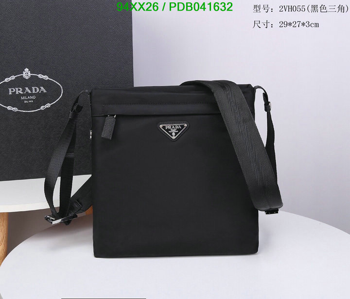 Prada Bag-(Mirror)-Diagonal-,Code: PDB041632,$: 94USD