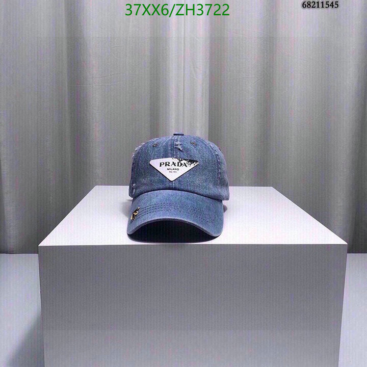 Cap -(Hat)-Prada, Code: ZH3722,$: 37USD