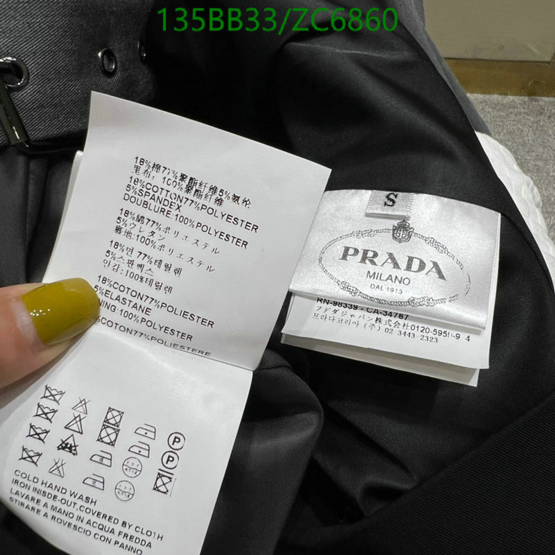 Clothing-Prada, Code: ZC6860,$: 135USD