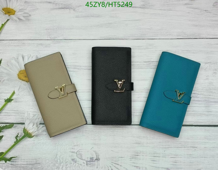LV Bags-(4A)-Wallet-,Code: HT5249,$: 45USD