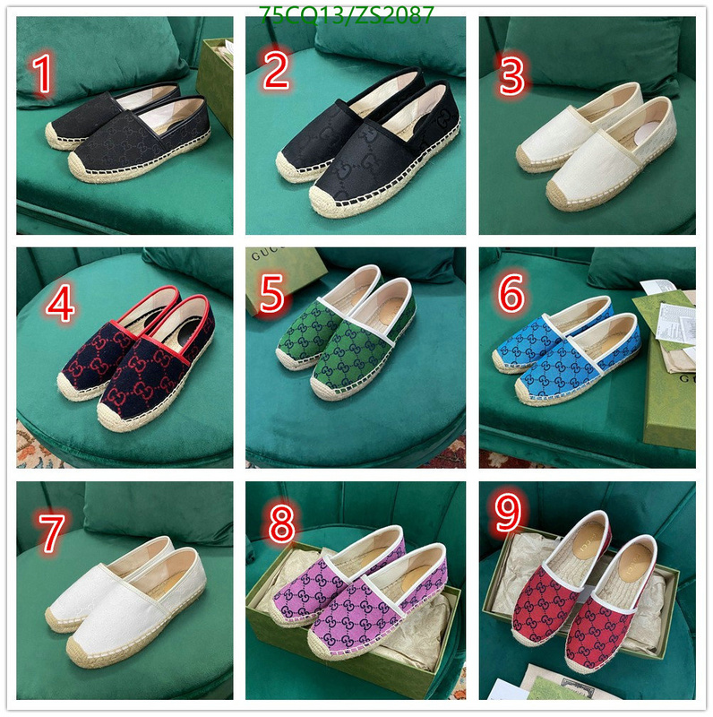 Women Shoes-Gucci, Code: ZS2087,$: 75USD